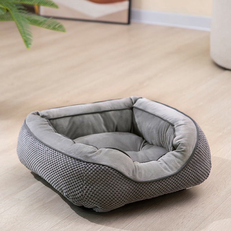 Dog Crate Bed For Medium Dogs, Plush Faux Fur Dog Crate Pad, Calming Anti Anxiety Medium Dog Bed For Crate, Washable Soft Warm Dog Crate Mat With Non-Slip Bottom