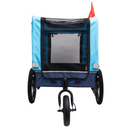 Outdoor Heavy Duty Foldable Utility Pet Stroller Dog Carriers Bicycle Trailer