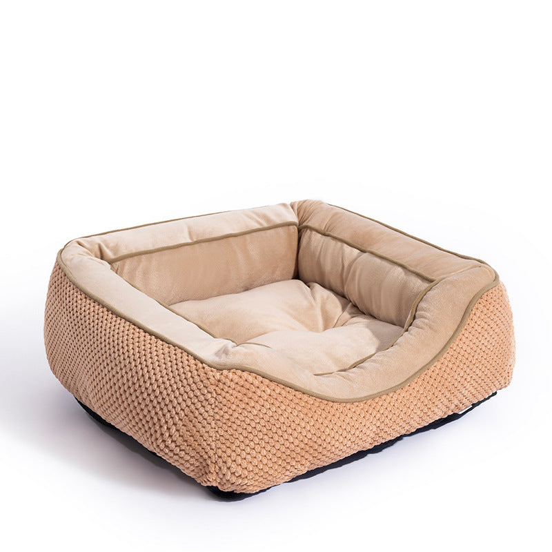 Dog Crate Bed For Medium Dogs, Plush Faux Fur Dog Crate Pad, Calming Anti Anxiety Medium Dog Bed For Crate, Washable Soft Warm Dog Crate Mat With Non-Slip Bottom