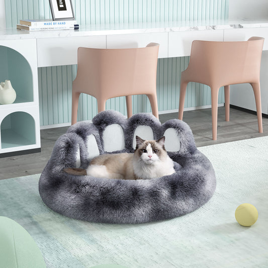 Cute Dog Bear Paw Shape Dog Bed, Dog Beds & Furniture For Small And Medium Dogs, Cozy Plush Cute Cat Beds For Indoor Cats