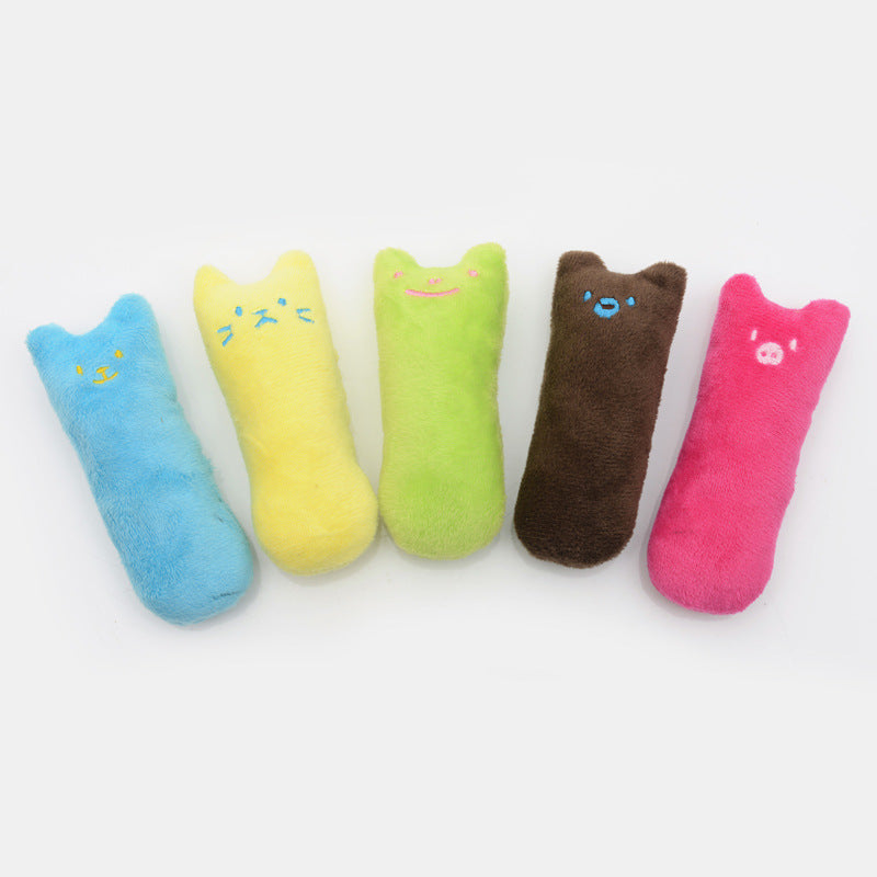 Popular High Quanlity Cute Interactive Fancy Pets Teeth Grinding Catnip Toys Claws Thumb Bite Cat mint