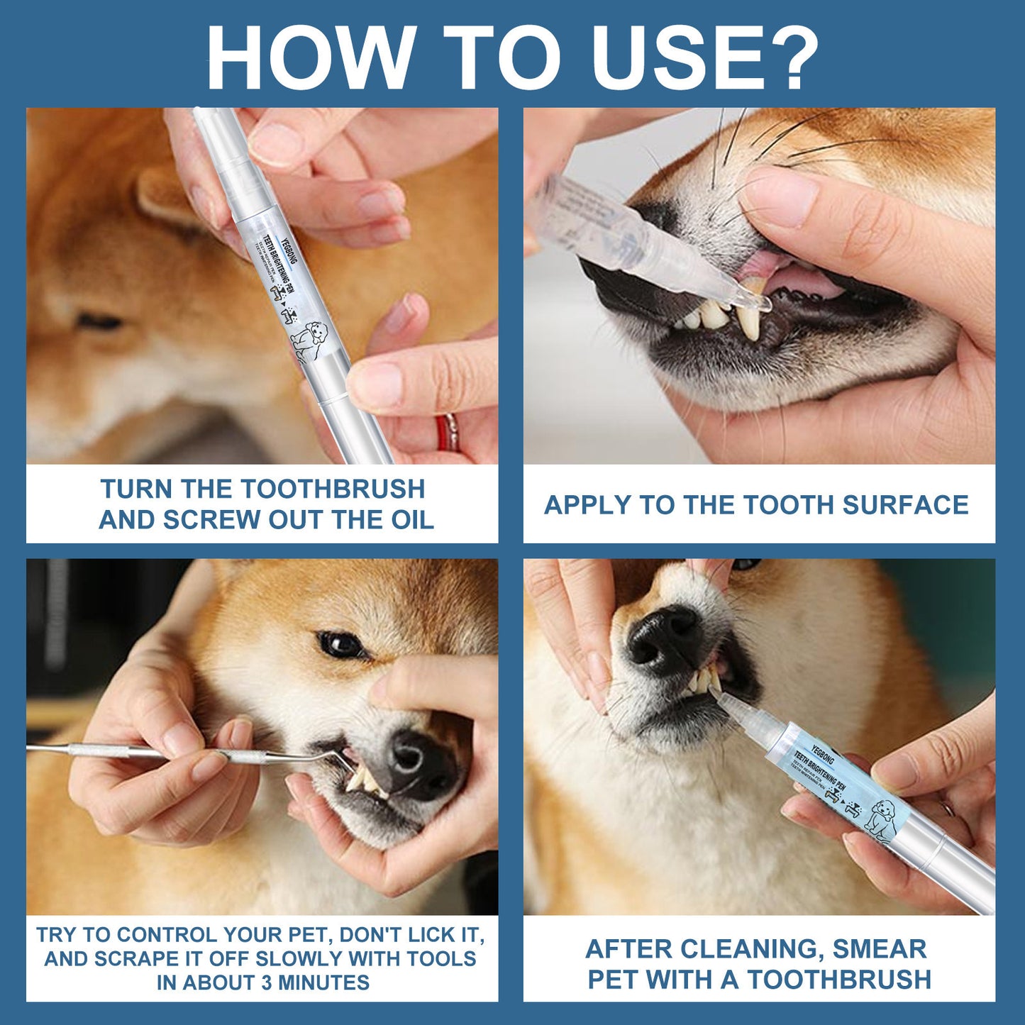 Pet Dental Pencils, Dogs, Cats, Cats, Dogs, Pet Dental Pencils, Tartar, Stone Cleaning Tools